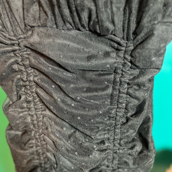 Spoiled Black Ruched Bodycon Mini Dress - Picture 3 of 4